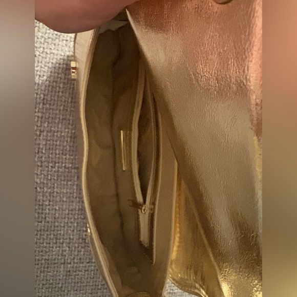 BNWT Steve Madden Gold Shoulder Bag + Coin Purse - Picture 15 of 16